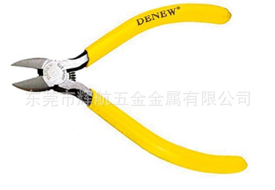 德諾工具 電子斜口鉗 45#高碳鋼精工鍛造，鉗口高頻淬火
