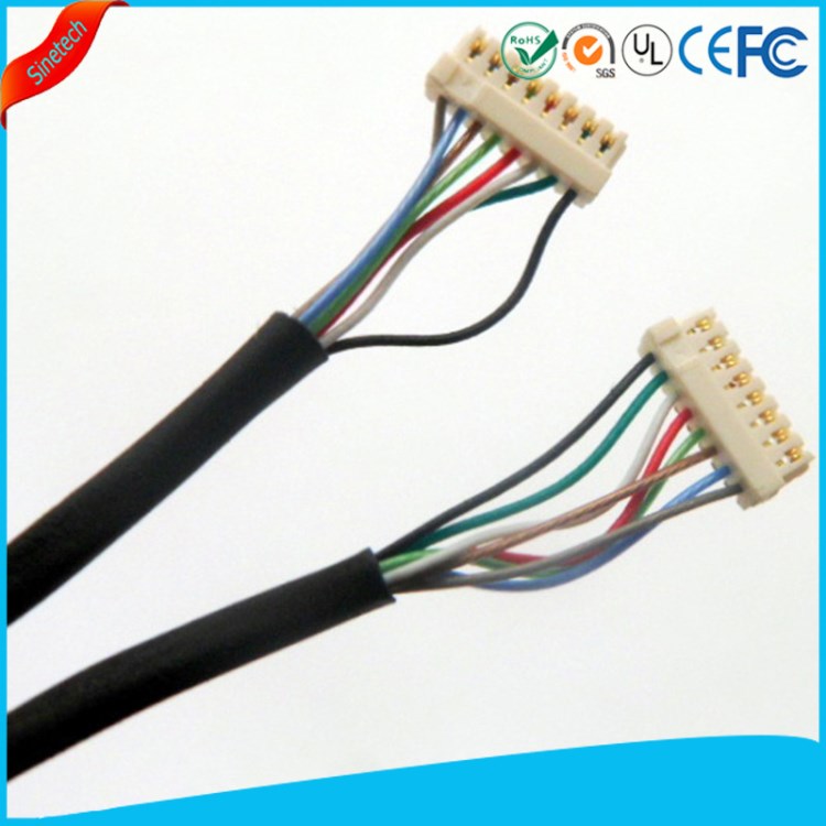 可定制  設(shè)備板端連接線 安普AMP 2.0mm間距刺破式端子線束