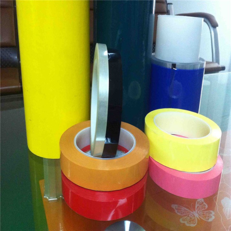 馬拉膠帶變壓器適配器專用 淡黃色黑白藍紅黃綠白色 瑪拉 麥拉膠