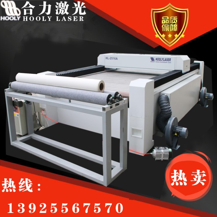 1625布藝沙發(fā)面料切割機(jī) 自動(dòng)送料大幅面電腦控制多頭激光裁床