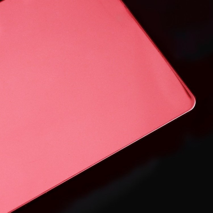 厂家供应不锈钢玫瑰红色板粉红大红中国红正红镜面8k不锈钢板
