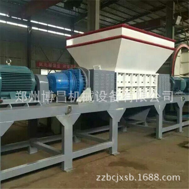 油漆桶雙軸撕碎機 PE管材撕碎機 大型雙軸撕碎機 雙軸塑料撕碎機