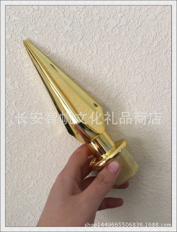 禮堂旗主席臺大會議室背景紅旗黨代會旗桿塑料20厘米槍頭批發
