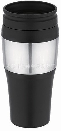 廠家直銷 定制400ml雙層塑料高腳杯