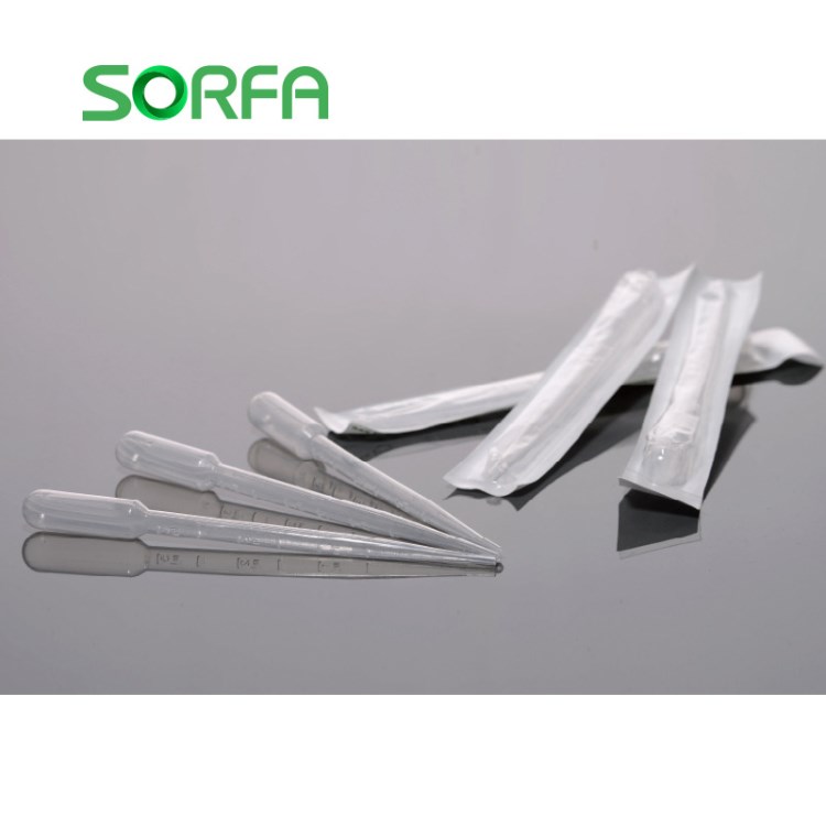 sorfa碩華3ml加長一次性塑料吸管巴氏吸管細胞滴管獨立包裝