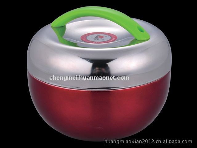 熱賣！廠價直銷不銹鋼蘋果便當盒可加logo 單位禮品定制 