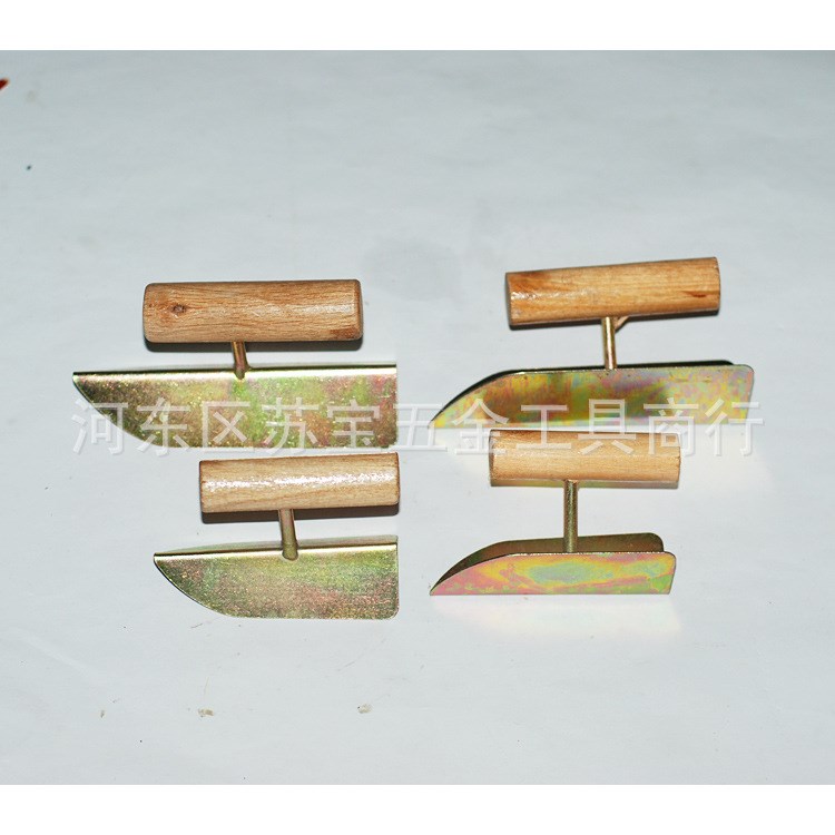 木柄內(nèi)外角池陰陽(yáng)角抹泥刀泥工抹角工具墻體裝修護(hù)角工具圓角器