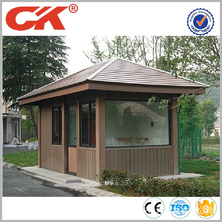 【廠家直銷】WPC木屋 景區園林塑木景觀屋定制戶外防腐木保安亭