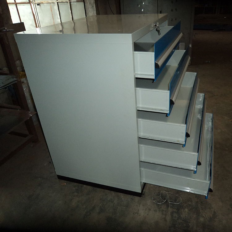 上海久固 廠家直銷冷軋鋼抽屜式工具柜 五抽工具柜 金屬工具柜