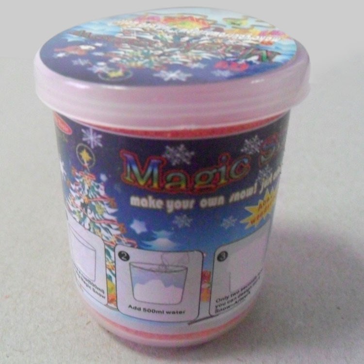 廠家直銷，ME03瓶裝30倍彩色人造雪，圣誕新奇，DIY魔術雪花