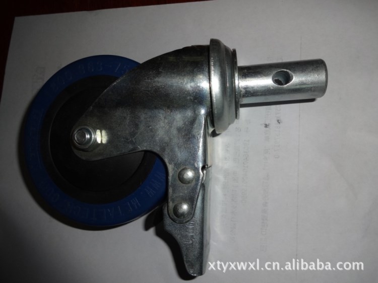 腳手架、貨架用藍(lán)色靜音特制腳輪