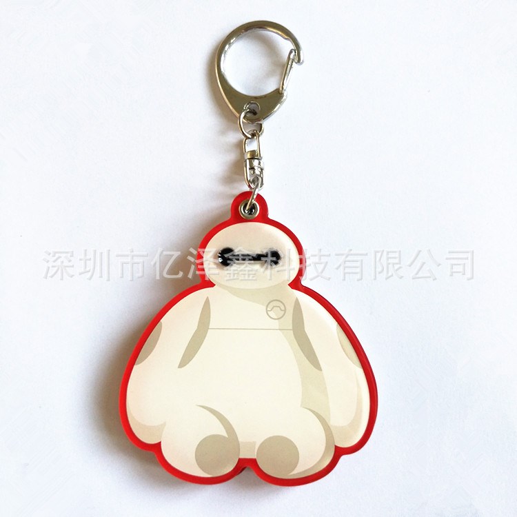 深圳億澤鑫生產亞克力制品壓克力大白掛件亞克力公仔鑰匙扣訂