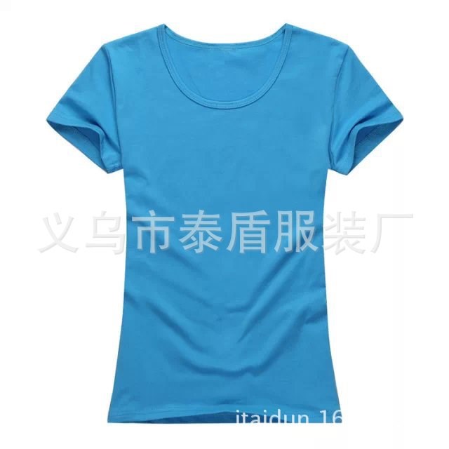 廠家直銷(xiāo)學(xué)生萊卡棉 短袖T恤 班服定制文化衫工作服來(lái)圖訂做