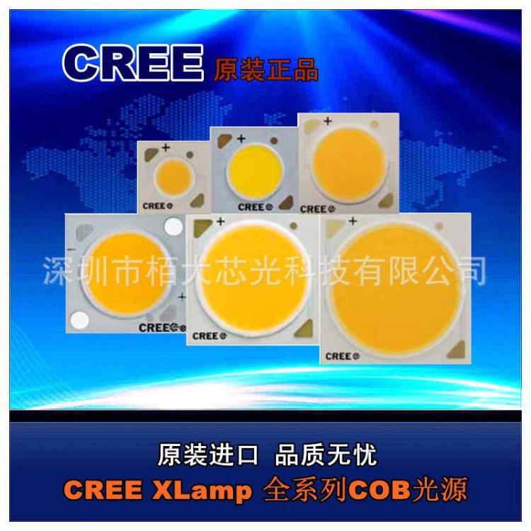 代理科銳COB投光燈光源高密度集成陣列CREE LED燈珠