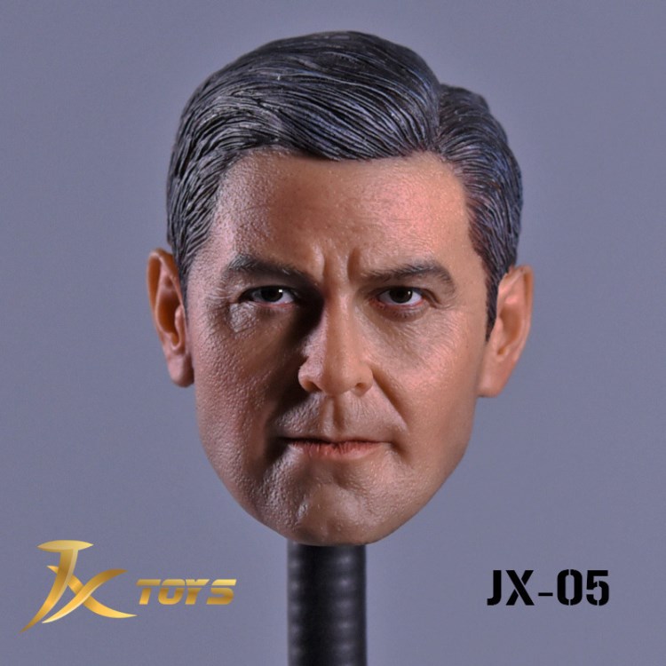 JXtoys-05 1/6兵人頭雕 喬治克魯尼 大帥哥 喬治 地心引力 接單