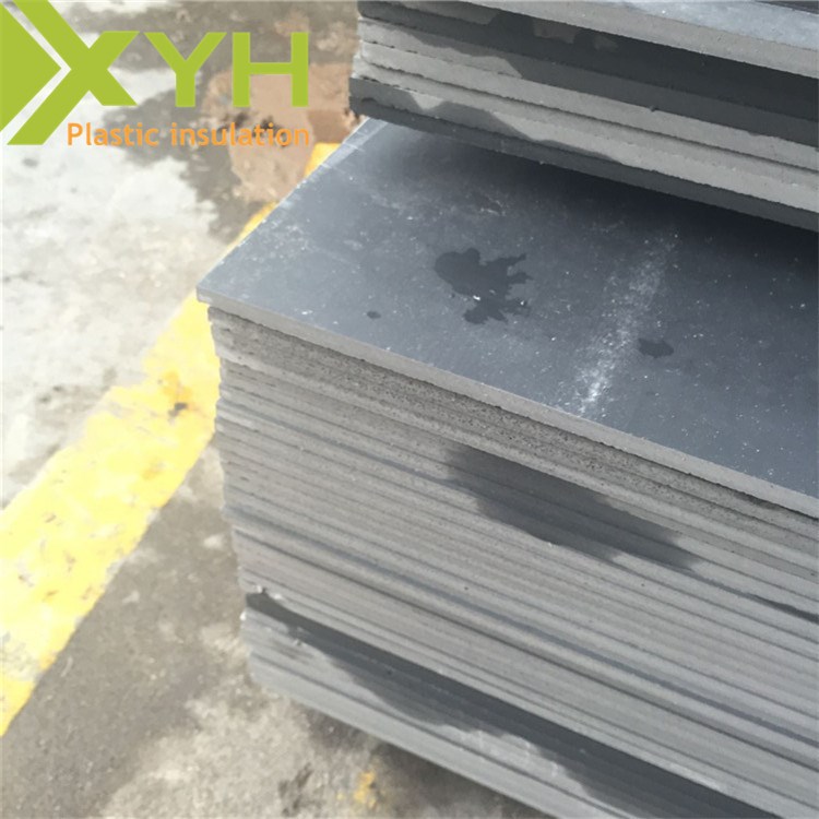 耐腐蝕防水PVC板灰色PVC板廠家 電纜地鐵專用塑膠墊板
