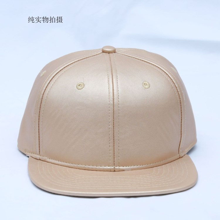 嘻哈棒球帽 時尚太陽帽 男女士鴨舌遮陽帽PU 廠家來圖樣定做帽子