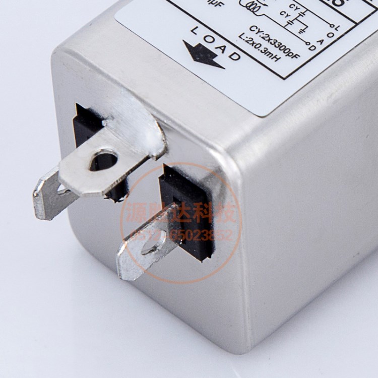 臺灣YUNSANDA電源濾波器CW2B-10A/6A/3A-T(001)插座二合一單保險