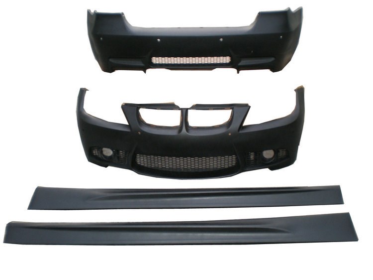 適用寶馬3系E90 318i 320i 325i 330改裝M3款大包圍前杠后杠側裙