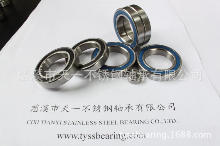 不銹鋼薄壁軸承SS6906ZZ/2RS AISI440C材料   現(xiàn)貨供應