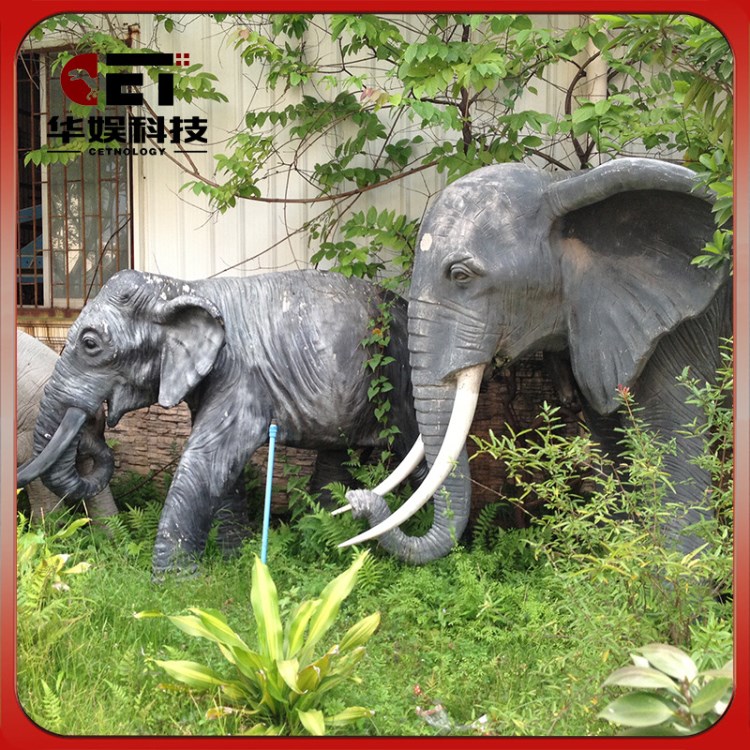 動(dòng)物園仿真動(dòng)物 生態(tài)園裝飾大象 度假村大象吸引人氣 可愛大象