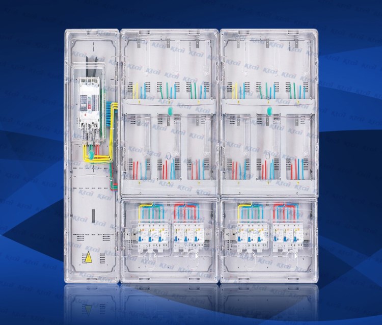 KT-1202DLK+Z單相十二表位預(yù)付費(fèi)式電表PC+ABS