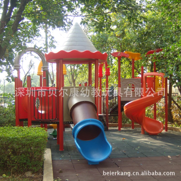 供應(yīng) 兒童游樂(lè)設(shè)施 大型玩具 幼兒園滑梯 幼兒園室外滑梯 批發(fā)