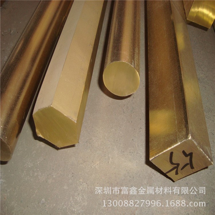 廠家直銷H59 H62 H65高精密環保黃銅棒六角棒 規格 量大優惠