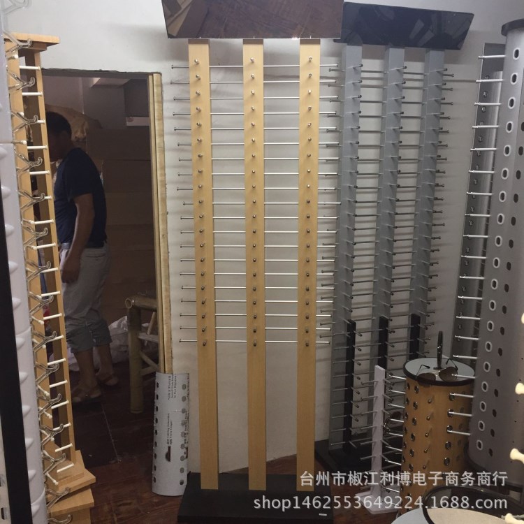 木質(zhì)眼鏡展示架立式落地式墨鏡展架展示道具太陽鏡陳列收納架