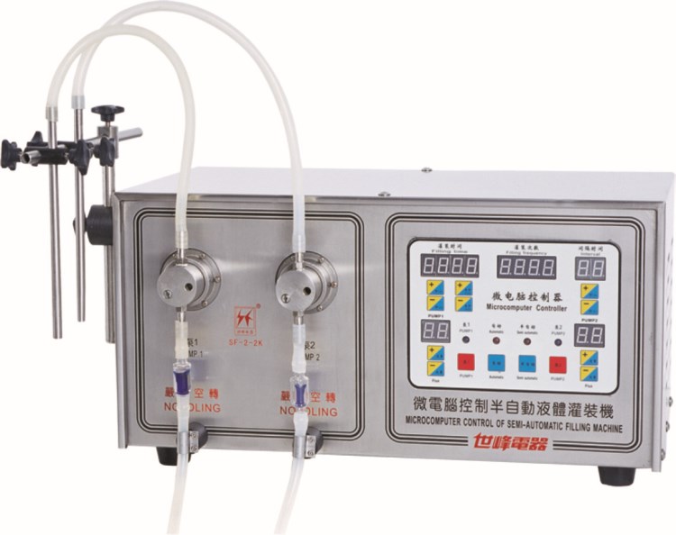 【廠家供應(yīng)】SF-1-2K 磁力泵醬油灌裝機(jī) 臺(tái)式半自動(dòng)液體灌裝機(jī)