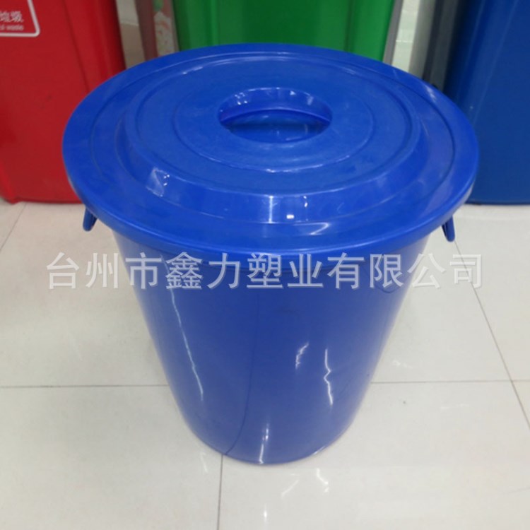100L塑料水桶 加厚級大號塑料圓桶 學校宿舍垃圾桶塑料桶