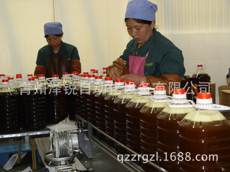 供應香油棕櫚油橄欖油 核桃油 菜籽油全自動食用油灌裝機生產(chǎn)線