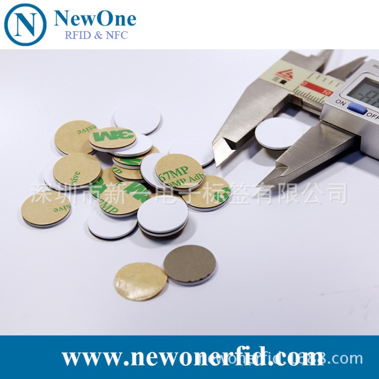 非標智能卡 15693協議 圓形小卡pvc白卡可印刷抗金屬標簽、卡定制