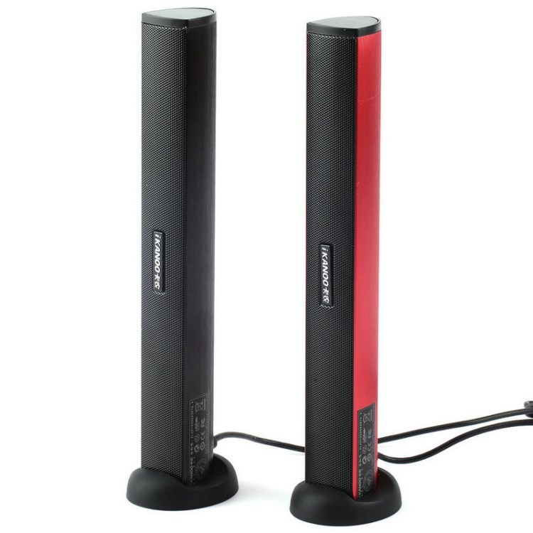 卡農N12筆記本電腦有源USB聲卡音箱 便攜多媒體兼容PS4迷你小音響