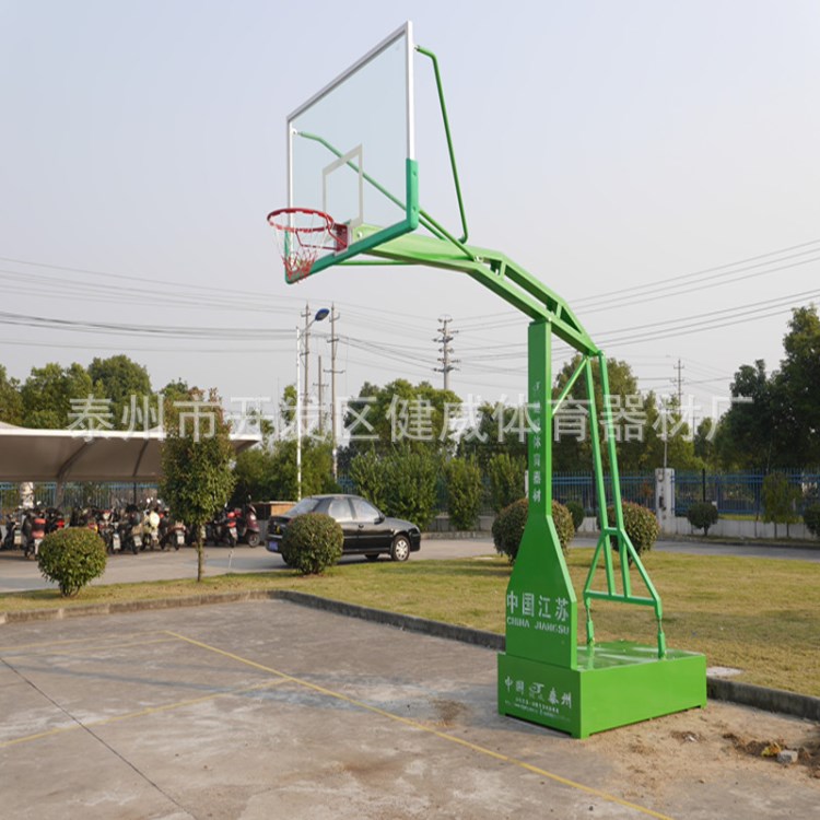 廠家直銷仿液壓籃球架標(biāo)準(zhǔn)移動(dòng)式成人籃球架體育館戶外比賽專用