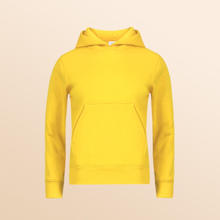 K2/佳帛優(yōu)衛(wèi) 兒童套頭連帽抓絨衛(wèi)衣定制廣告衫班服定制logo