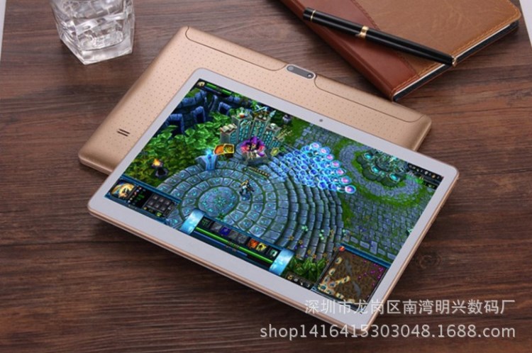 廠家直銷平板電腦10.1寸四核高清IPS屏雙卡WIFI 藍牙GPS可選