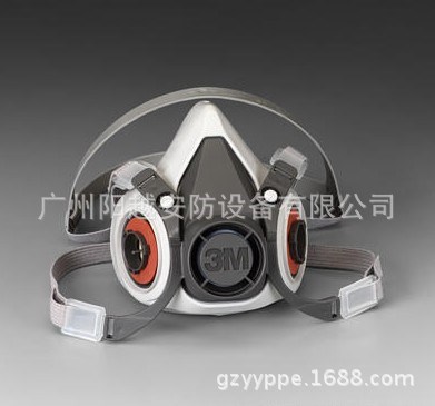 3M 6100防毒面具7件套 防毒口罩 防毒面罩 喷漆面具 防尘3M 6200