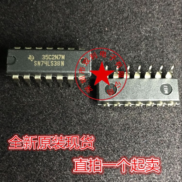 SN74LS38N PDIP-14 邏輯門 SN74LS38N  專營TI原裝系列直拍
