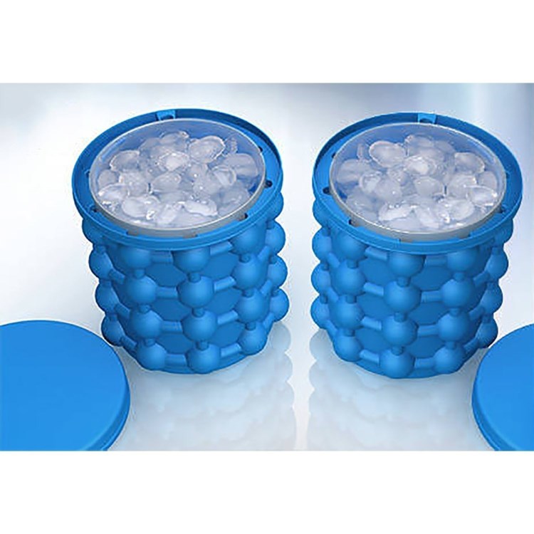 跨境爆款 irlde ice genie 冰桶 硅膠冰桶 Saving Ice Cube Maker