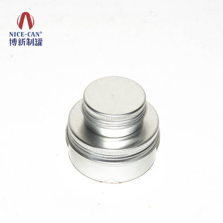 廠家定做定做螺旋蓋鋁盒 化妝品唇膏50G小鋁盒定做 NC3135