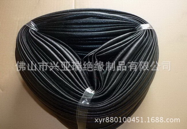 廠家生產(chǎn)黑色紅色綠藍(lán)色玻璃纖維套管白色纖維通