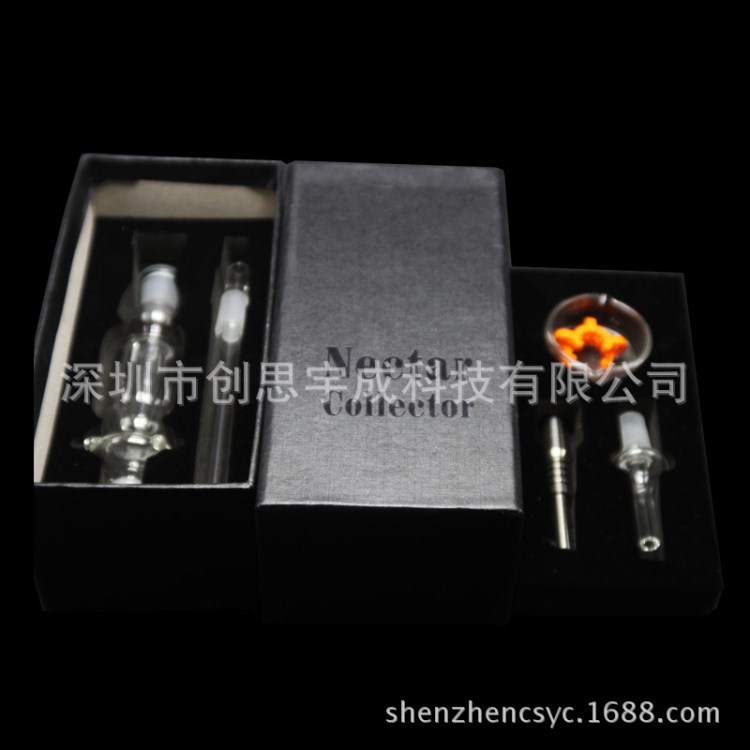 14mm 18mm nectar collector天地蓋過濾水煙具玻璃霧化器套裝