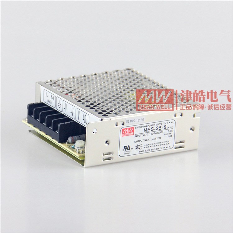 臺灣明緯 NES-35-5 電源開關 單組輸出 5V 7A 原裝