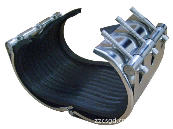 SUS304不銹鋼礦用折疊管道連接修補器