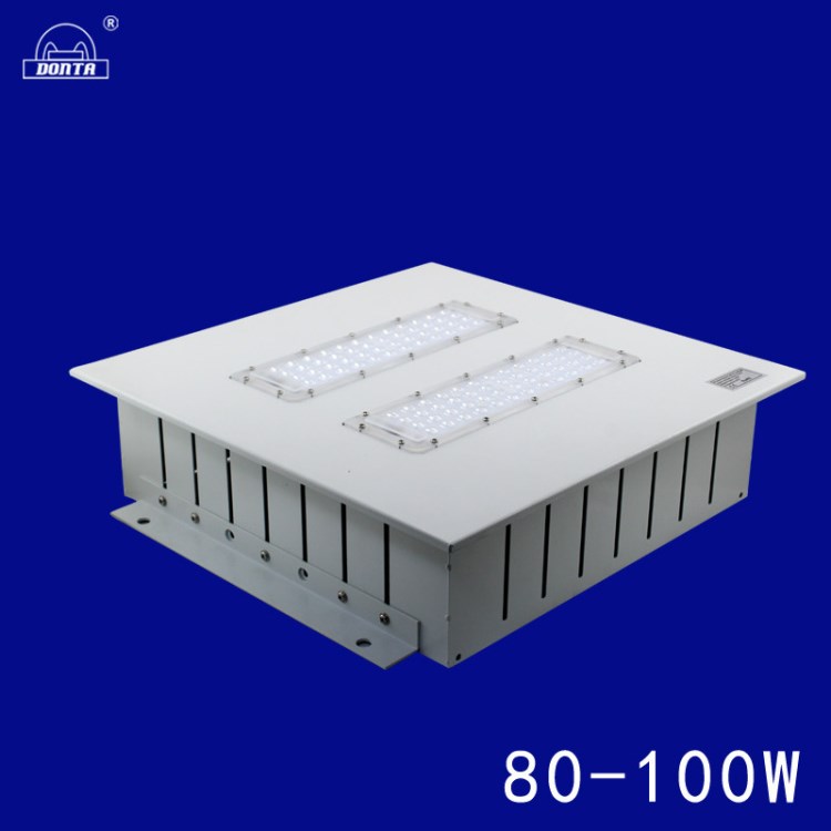 LED油站燈明緯大功率嵌入式80w100w150w200w暗裝方形高棚燈廠家