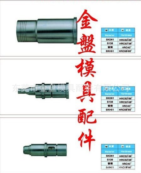 塑料化妝盒模具配件，化妝鏡模具配件