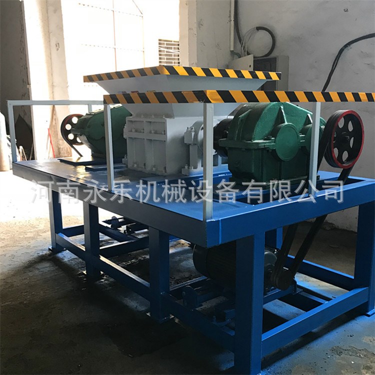 1000型雙軸撕碎機 鋁合金廢金屬撕碎機 玩具車彩鋼瓦壓塊撕碎機