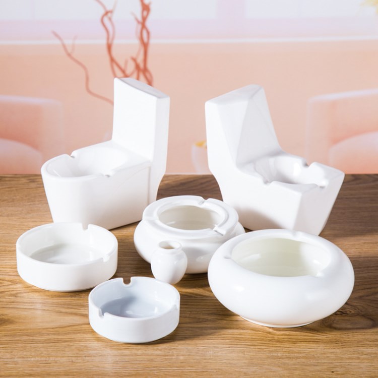 中禮陶瓷 陶瓷煙灰缸 廣告禮品 贈(zèng)品 快消品 大號(hào) 創(chuàng)意煙碟