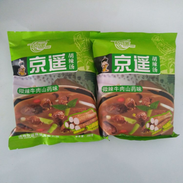 京瑤 胡辣湯 逍遙鎮(zhèn) 河南特產(chǎn) 微辣牛肉 山藥味 280g 直供批發(fā)